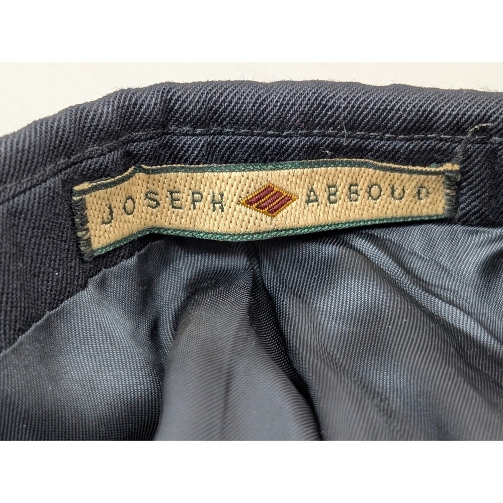 Joseph Abboud Wool Blazer Sport Coat Jacket Men's Size 44 Navy Blue Classic Fit - Picture 2 of 15